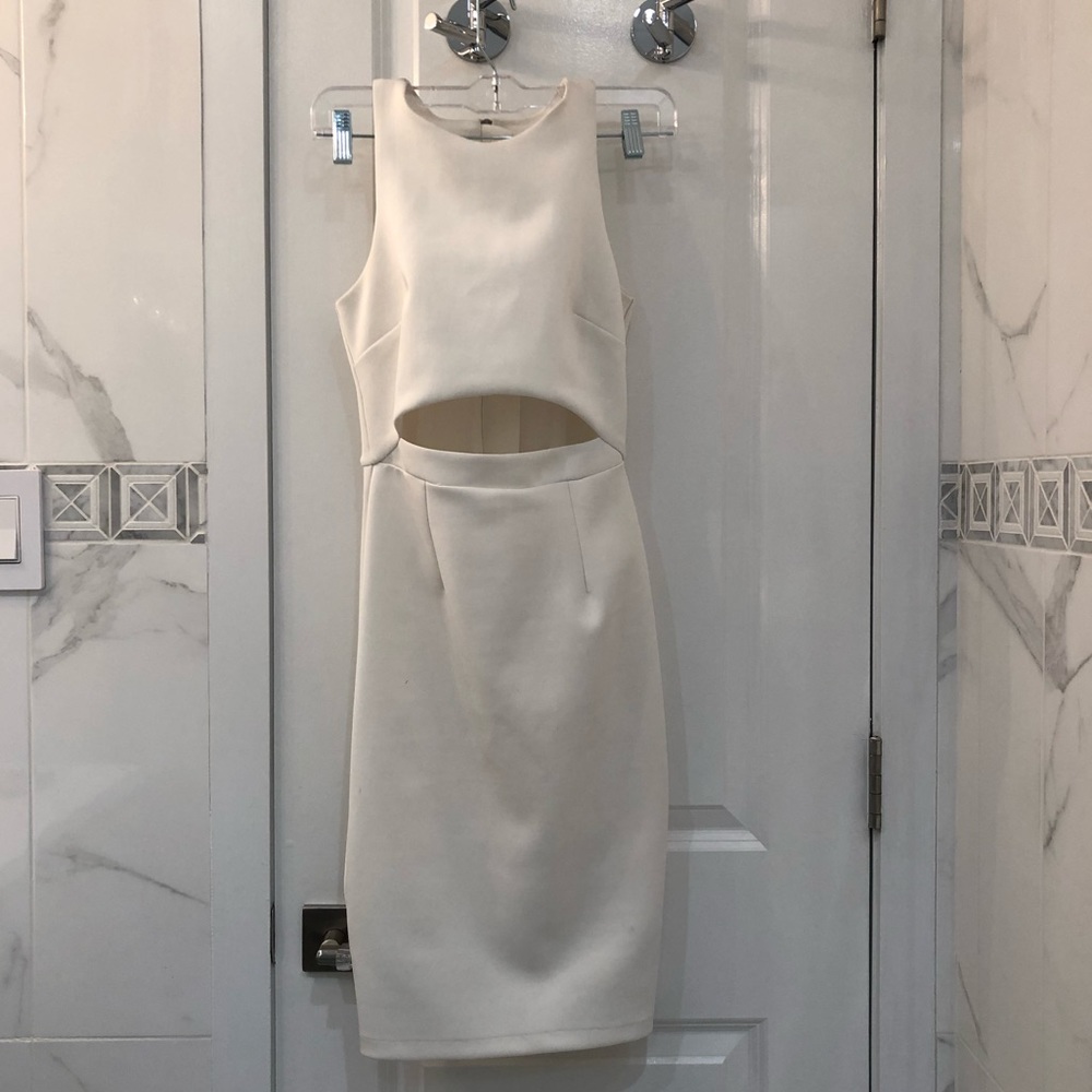 ASOS PETITE PENCIL SKIRT WHITE DRESS - Picture 5 of 9